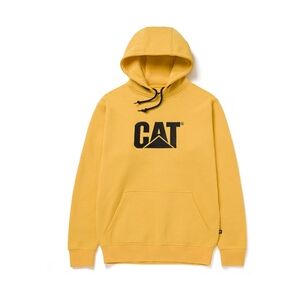 CAT Kapuzenpullover gelb