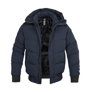 Poolman Winterjacke Melford mit Kunstfellfutter navy, Größe S