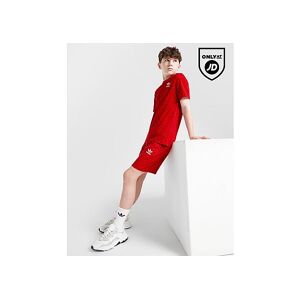 adidas Originals Trefoil Mono All-Over-Print Shorts Kinder, Red - unisex - Size: 9-10Y