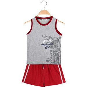 Tress 2-teiliger Anzug Tanktop + Bermuda Sets 3-16 Jahre alt Junge Grau Größe 11/12