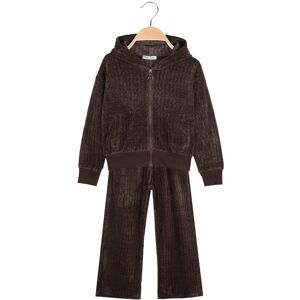 Hope Star 2-teiliger Samtanzug mit Sweatshirt für Mädchen Sets 3-16 Jahre alt Mädchen Braun Größe 14