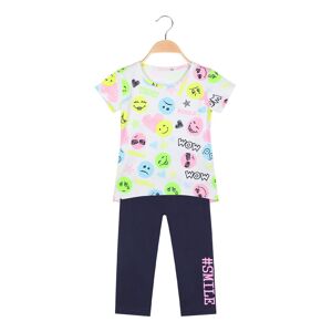 Lady Moda 2-teiliges Mädchen-Set mit kurzen Leggings Sets 3-16 Jahre alt Mädchen Blau Größe 12