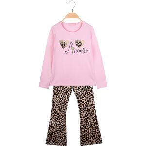 Luisa Chic 2-teiliges Set mit Tiermotiven für Mädchen Sets 3-16 Jahre alt Mädchen Rosa Größe 12