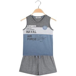 Tress 2-teiliges Tanktop + Bermuda-Set Sets 3-16 Jahre alt Junge Grau Größe 09/10