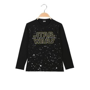 Star Wars Baby-T-Shirt mit langen Ärmeln Lange Ärmel T-Shirt Junge Schwarz Größe 18