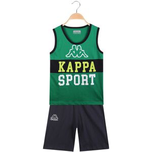 Kappa Jungen-Shorts-Set mit Tanktop + Bermudashorts Sets 3-16 Jahre alt Junge Grün Größe 10