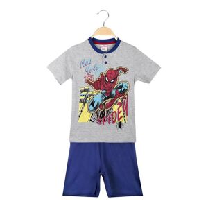 Marvel Spider-Man Kurze Baumwollpyjamas für Jungen Pyjama Junge Grau Größe 05