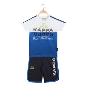 Kappa Kurzes Jungenset mit T-Shirt + Bermudashorts Sets 3-16 Jahre alt Junge Blau Größe 10