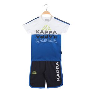 Kappa Kurzes Jungenset mit T-Shirt + Bermudashorts Sets 3-16 Jahre alt Junge Blau Größe 12