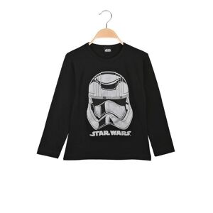 Star Wars Langarm-T-Shirt für Jungen mit Design Lange Ärmel T-Shirt Junge Schwarz Größe 18