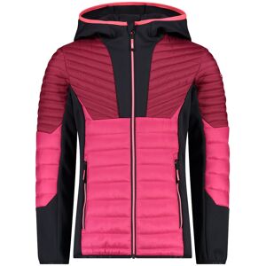 CMP Girls Hybrid Jacket FIX Hood Colorblock / Pink, Mädchen Anoraks, Größe 176 - Farbe Fuxia