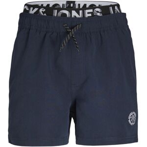 JACK & JONES - Badeshorts JPSTFIJI in navy, Gr.152