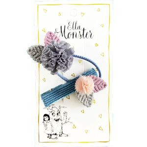 Monster Cable Haarspange ROMANTIC FLOWER in blue