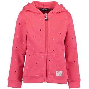 BLUE SEVEN - Kapuzen-Sweatjacke SMALL HEARTS in pink, Gr.98