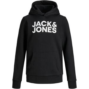 JACK & JONES - Kapuzen-Sweatshirt JJECORP LOGO in black, Gr.128