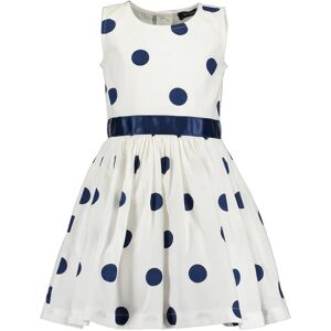 BLUE SEVEN - Kleid POLKA DOTS ärmellos in weiß, Gr.128