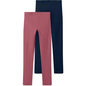 name it - Leggings NKFVIVIAN 2er-Pack in deco rose, Gr.134/140