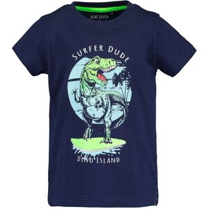 BLUE SEVEN - T-Shirt DINO SURFER DUDE in ultramarin, Gr.92