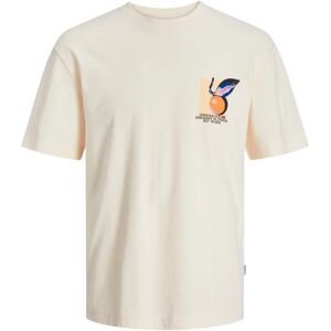 JACK & JONES - T-Shirt JORTAMPA ORANGE in buttercream, Gr.152