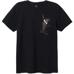 name it - T-Shirt NKMTEMILAN NEW FUN in black, Gr.146/152