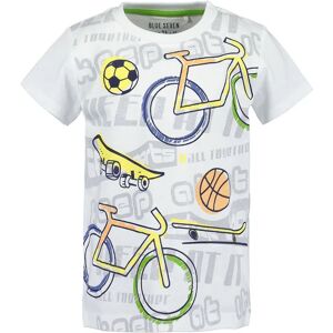 BLUE SEVEN - T-Shirt SPORTY in white, Gr.92