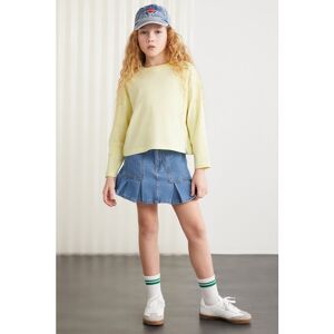 GRIMELANGE Nicola Mädchen-t-shirt Aus 100 % Baumwolle Mit Langen Ärmeln Und Rundhalsausschnitt In Gelb - 9–10 Jahre