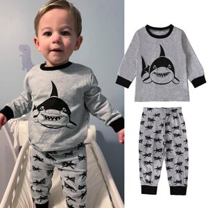 Kids Clothing Club Kinder-Pyjama-Set Mit Hai-Motiv, Für Babys, Jungen, Hai-Nachtwäsche, Kinder-Nachtwäsche, Jungen-Pyjama Für 1–6 Jahre