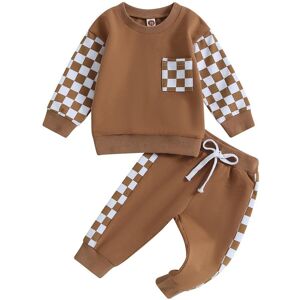 Little Fashionistas Baby Jungen Kleidung 6 9 12 18 24 M 3t Outfits Hosen Set Patchwork Hoodie Brief Gedruckt Pullover Herbst Winter Outfit