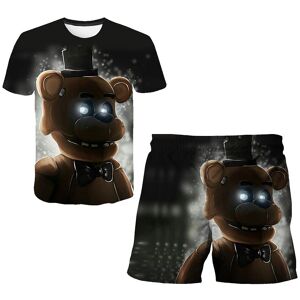 Etst Wendy 09 Sommer Five Night At Freddy Kleidung Anzüge 3d-Druck Geburtstag Party Geschenke Kleidung Sets Jungen Mädchen Fnaf Cartoon Casual Outfits