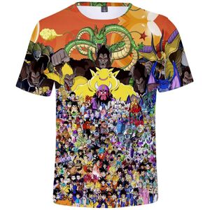 Ulao Kinder-T-Shirt Mit Kurzen Ärmeln, Dragon Ball, Sommermode, 3d-Druck, T-Shirts Für Kinder, Lässig, O-Ausschnitt, T-Shirts, Streetwear, Anime, Lockere Oberteile, Jungen-T-Shirt