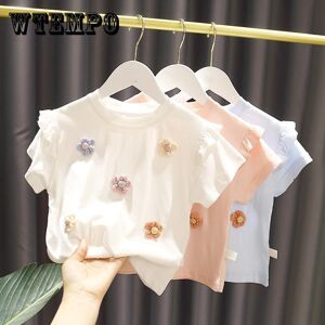 Wtempo Mädchen Sommer T-Shirt Baby Koreanischen Stil Schöne Spitze Kurzarm Baby Mädchen Frische Und Bequeme Basis T Shirt