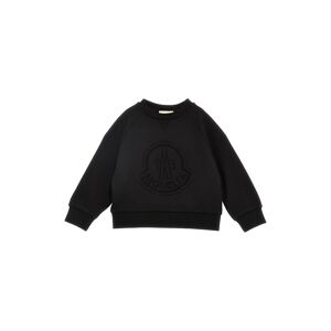 MONCLER ENFANT Sweatshirt Mit Strassstein-Logo - female - Schwarz - 10 T