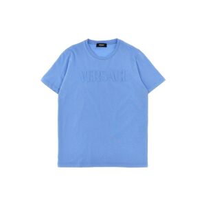 VERSACE KIDS T-Shirt Mit Geprägtem Logo - unisex - Hellblau - 10