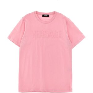 VERSACE KIDS T-Shirt Mit Geprägtem Logo - unisex - Rosa - 10