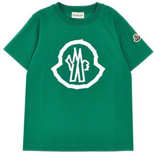 MONCLER ENFANT T-Shirt Mit Logodruck - male - Grün - 10