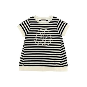 MONCLER ENFANT Gestreiftes T-Shirt Mit Logostickerei - female - multi - 10