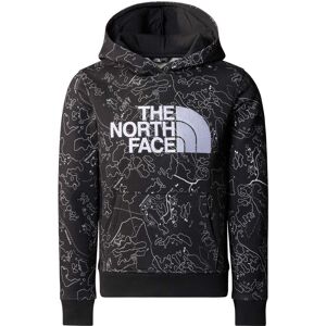 The North Face B DREW PEAK P/O HOODIE PRINT Kinder Gr.M - Kapuzenpullover - schwarz grau