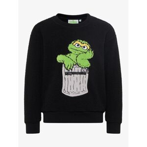 Carlo Colucci Sweatshirt Kinder bedruckt, schwarz