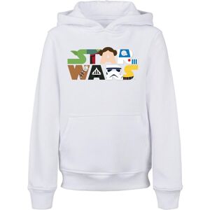 F4NT4STIC Hoodie Kinder Baumwolle Kapuze, weiß