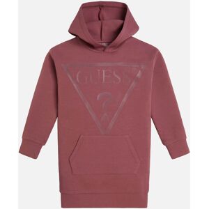 Guess Girls' Logo-Printed Cotton-Blend Hooded Dress - 12 Years