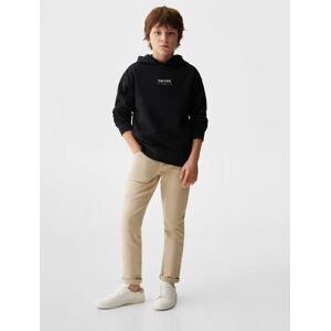 MANGO KIDS Baumwoll-Sweatshirt mit Aufschrift Schwarz 5-6,7-8,9-10,11-12,13-14 male