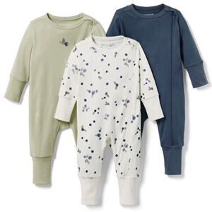 Tchibo 3 Baby-Pyjamas, Beere - grün - unisex - Size: 98/104