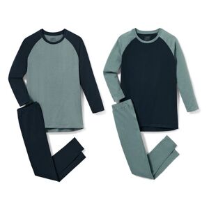 Tchibo 2 Kinder-Pyjamas - blau - unisex - Size: 158/164