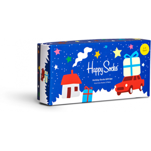 Happy Socks 3-Pack Kids Holiday Socks Gift Set 7-9Y