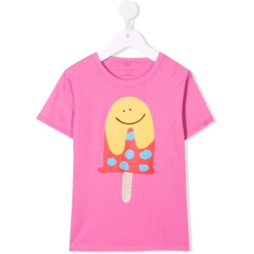 Stella McCartney Kids T-Shirt mit Eiscreme-Print – Rosa 4/12/14+ Unisex