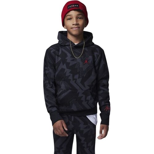 Pullover Kind Jordan Essentials AOP Fleece PO Noir 8/10 Jahre