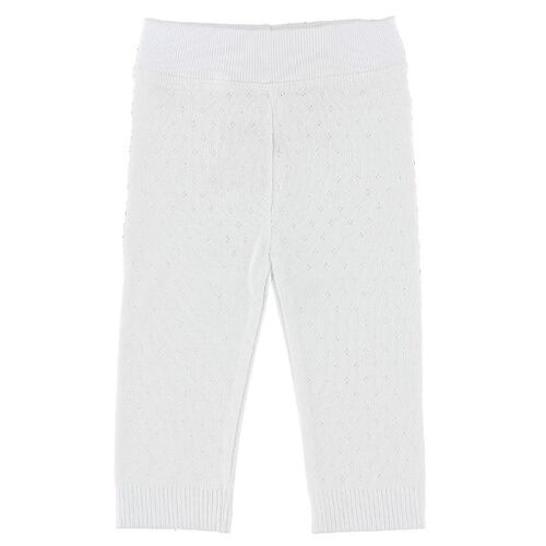 Noa Noa miniature Leggings – Weiß m. Lochmuster – 6 mt – Noa Noa miniature Leggings