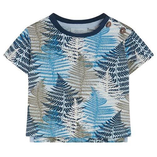 Noa Noa miniature T-Shirt – Print Light Blue m. Nördliches Holz – 62 – Noa Noa miniature T-Shirt