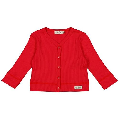 MarMar Cardigan – Modal – Rib – Rote Johannisbeere – 68 – MarMar Cardigan