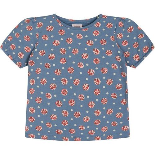 Noa Noa miniature T-Shirt – Mini Mädchen NealaNNM – Print Blau/W – 5 Jahre (110) – Noa Noa miniature T-Shirt